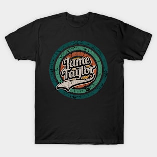 Jame Taylor // Retro Circle Crack Vintage T-Shirt